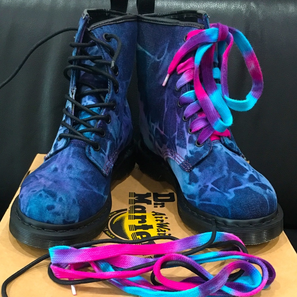Doc Marten Air Wair Castel Tie Dye Boots